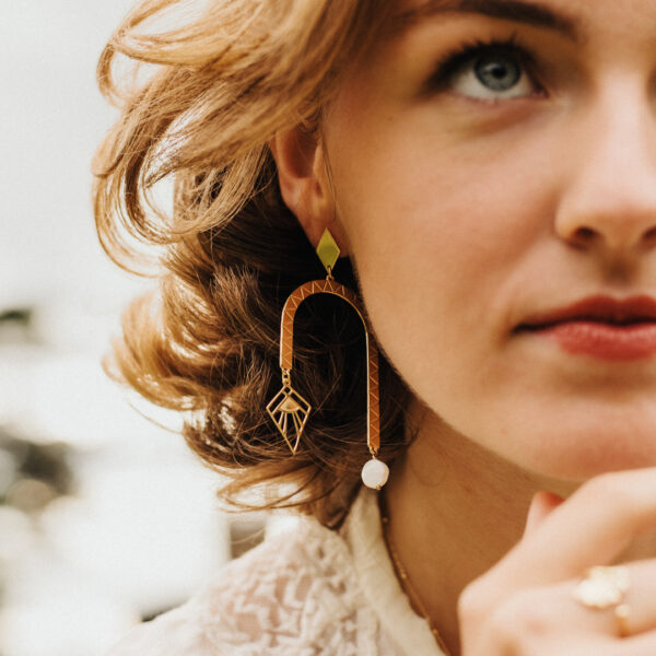 Boucles d'oreille pendule Arsène